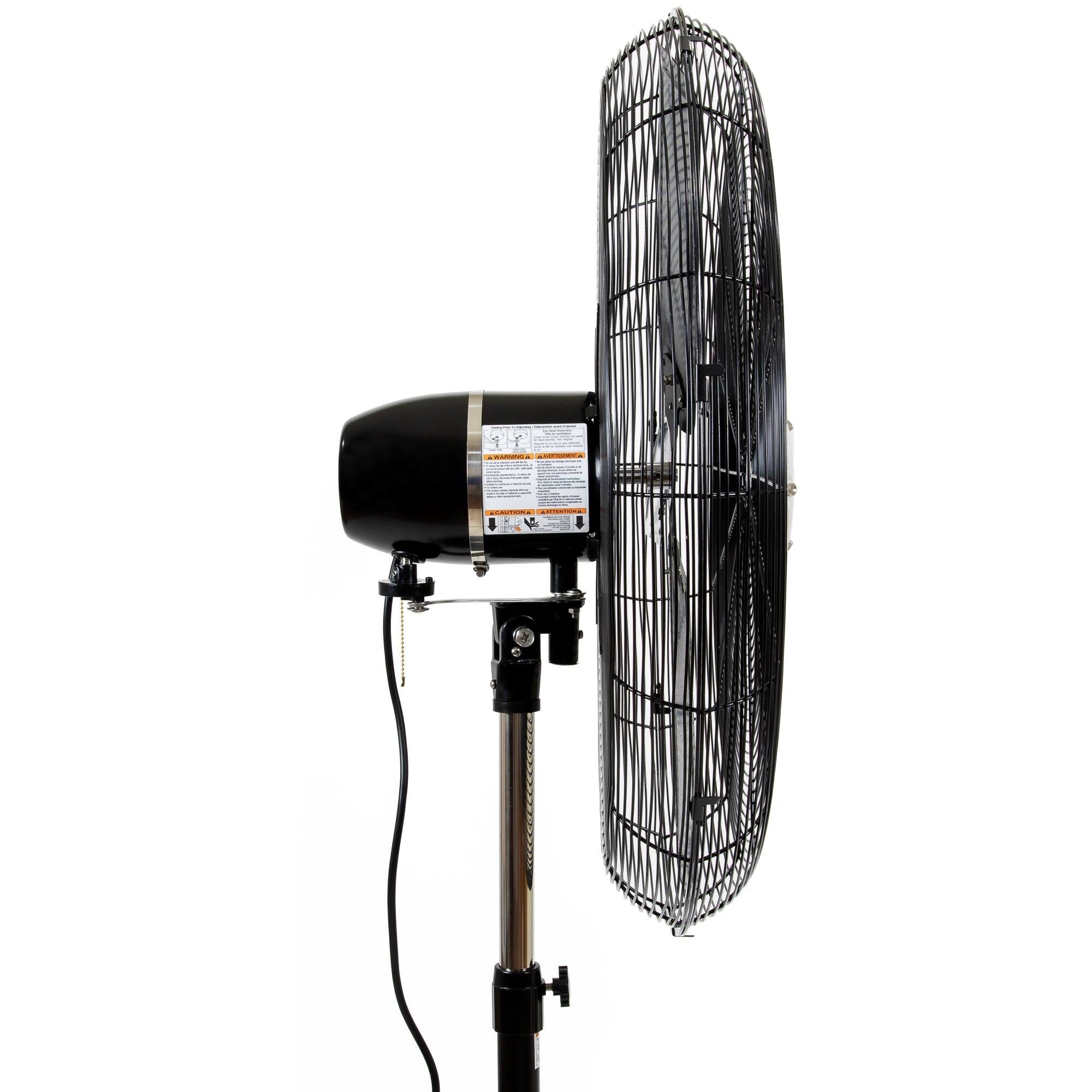 iLIVING 30" Pedestal Outdoor Oscillating Fan with Misting Kit 8400 CFM